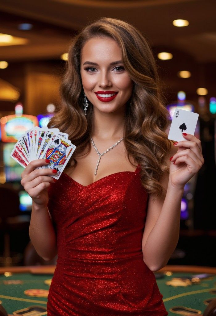Live Dice Game dealer rolling dice in high-definition studio
